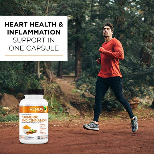 Renew Actives Turmeric Cinnamon Supplement: Anti Inflammatory Die...