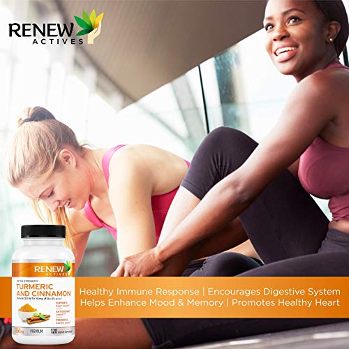 Renew Actives Turmeric Cinnamon Supplement: Anti Inflammatory Die...