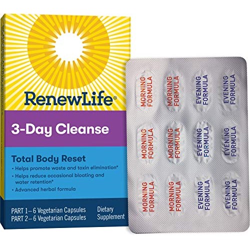 Renew Life Adult Cleanse Total Body Reset, Advanced Herbal Formul...