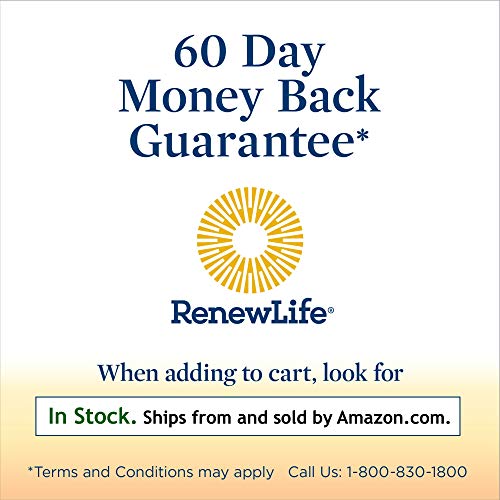 Renew Life Ultimate Flora Adult 50+ Probiotic, 30 Billion CFU, 60...