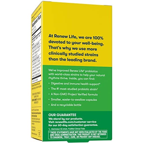 Renew Life Ultimate Flora Adult 50+ Probiotic, 30 Billion CFU, 60...