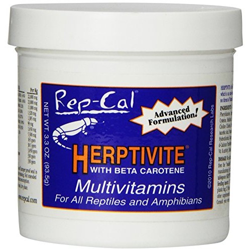 Rep-Cal 52299 SRP00300 Herptivite Multivitamin and Mineral Powder...