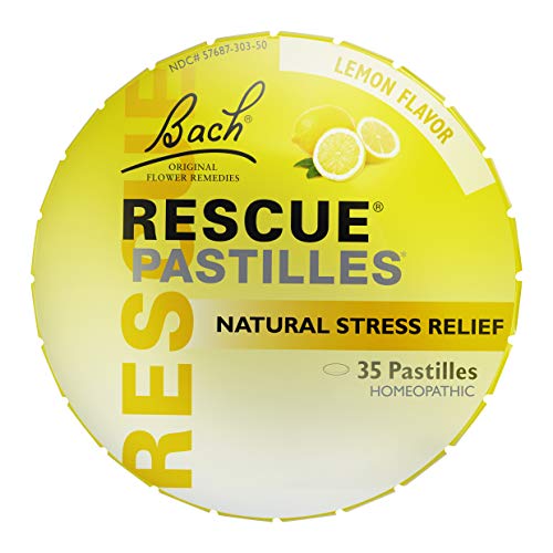 RESCUE PASTILLES, Homeopathic Stress Relief, Natural Lemon Flavor...
