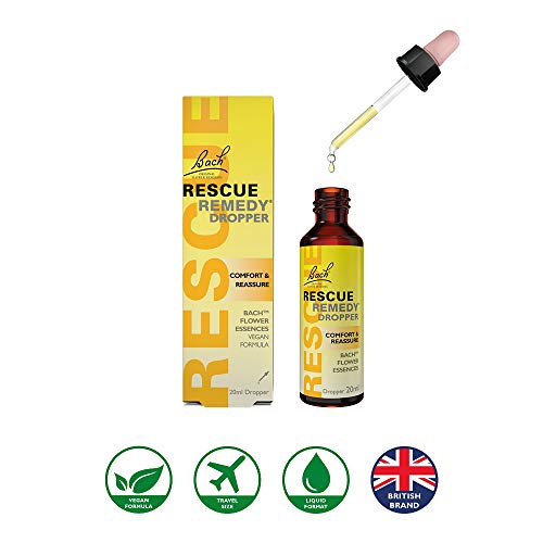 RESCUE REMEDY DROPPER, 20mL – Natural Homeopathic Stress Relief