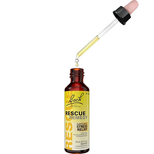 RESCUE REMEDY DROPPER, 20mL – Natural Homeopathic Stress Relief