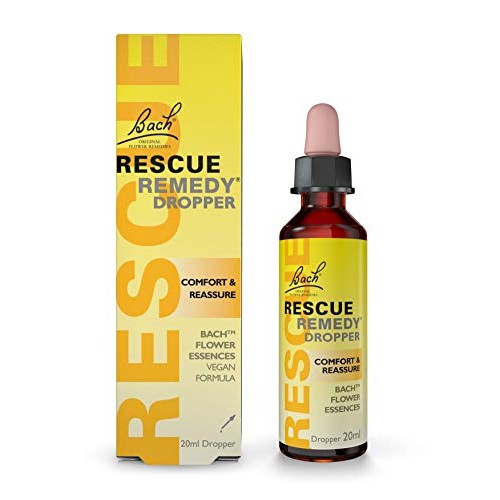 RESCUE REMEDY DROPPER, 20mL – Natural Homeopathic Stress Relief