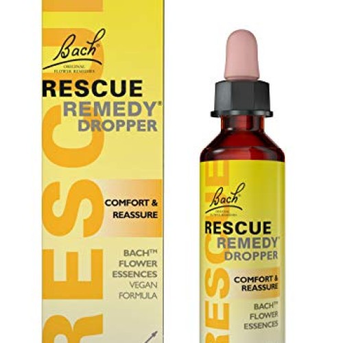 RESCUE REMEDY DROPPER, 20mL – Natural Homeopathic Stress Relief