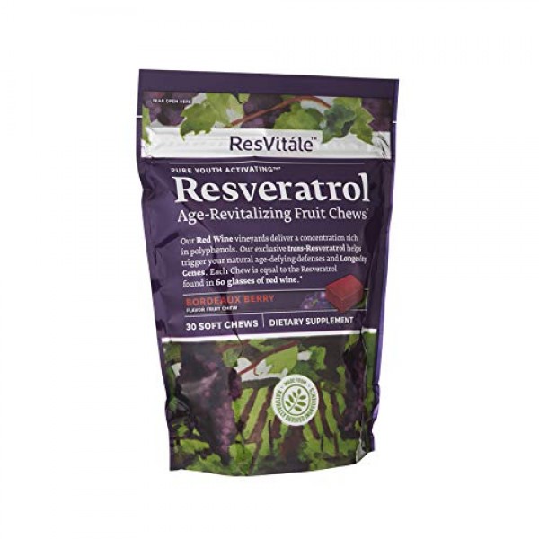 ResVitale Resveratrol - Bordeaux Berry 30 Chews