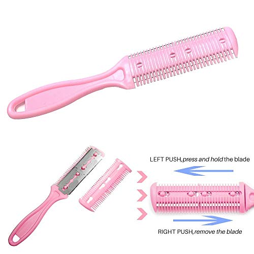 Professional Hair Cutting Scissors Set for Women & Men, Bangs Cu...
