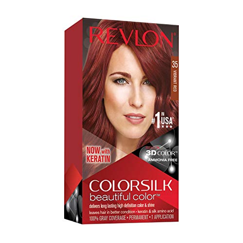 Revlon Colorsilk Beautiful Color Permanent Hair Color with 3D Gel...