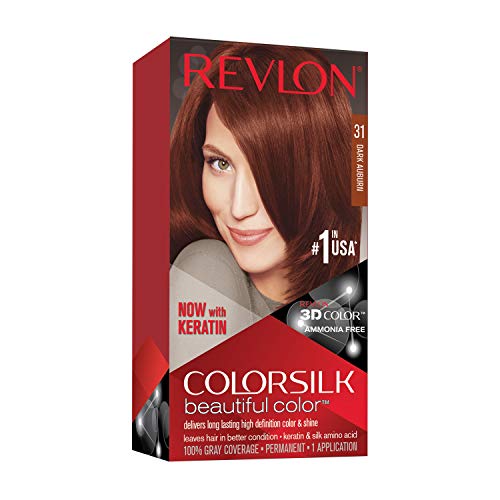 Revlon Colorsilk Beautiful Color, Permanent Hair Dye with Keratin...