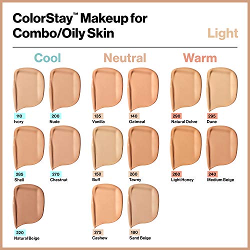 Revlon ColorStay Liquid Foundation Makeup for Combination/Oily Sk...