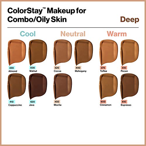 Revlon ColorStay Liquid Foundation Makeup for Combination/Oily Sk...
