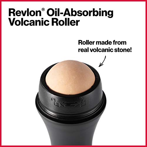 REVLON Oil-Absorbing Volcanic Face Roller, Reusable Facial Skinca...