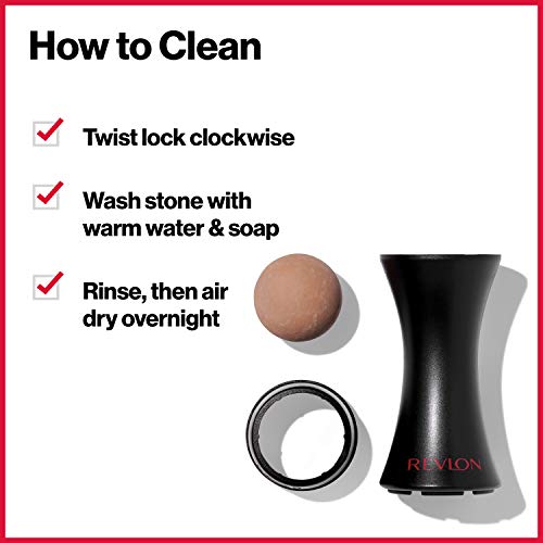 REVLON Oil-Absorbing Volcanic Face Roller, Reusable Facial Skinca...