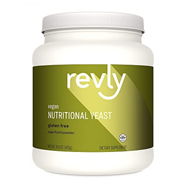 Amazon Brand - Revly Vegan Nutritional Yeast Non-Fortified Superf...