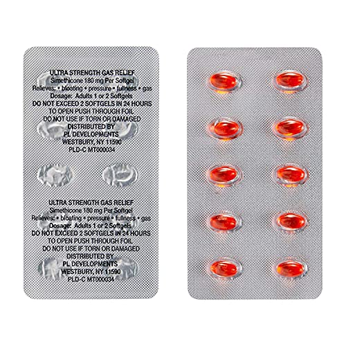 Rite Aid Ultra Strength Gas Relief, Simethicone Softgels Antigas,...