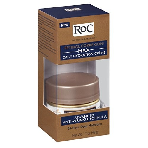 RoC Max Anti-Wrinkle Daily Hydration Creme, 1.7 oz Pack of 2