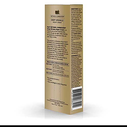 Roc Retinol Correxion Deep Wrinkle Night Cream 1oz 2 Pack