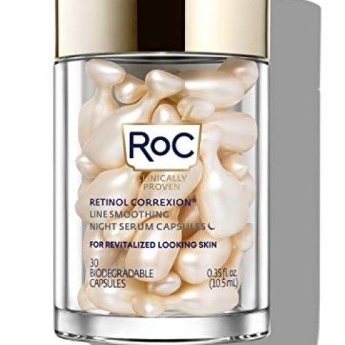 RoC Retinol Correxion Line Smoothing Night Retinol Serum 30 Capsu...