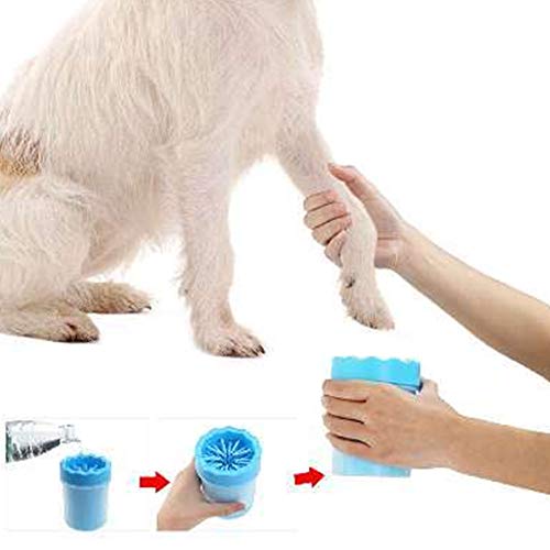 Rose-only Dog Paw Washer , Portable Soft Silicone Pet Paw Cleaner...