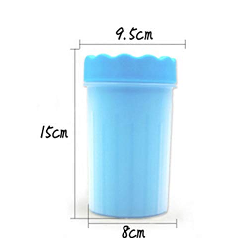 Rose-only Dog Paw Washer , Portable Soft Silicone Pet Paw Cleaner...