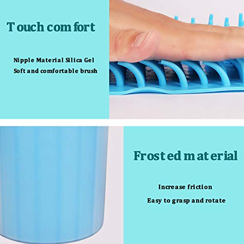 Rose-only Dog Paw Washer , Portable Soft Silicone Pet Paw Cleaner...
