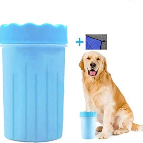 Rose-only Dog Paw Washer , Portable Soft Silicone Pet Paw Cleaner...