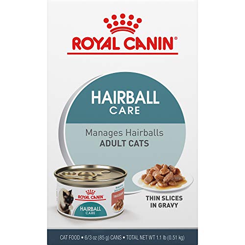 Royal Canin Hairball Care Thin Slices in Gravy Wet Cat Food, 3 oz...