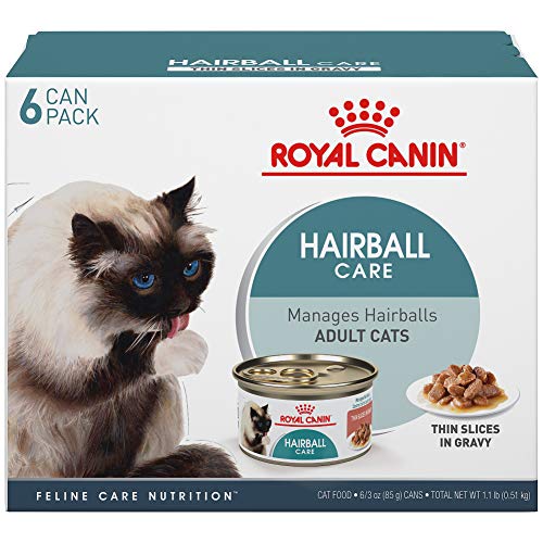 Royal Canin Hairball Care Thin Slices in Gravy Wet Cat Food, 3 oz...