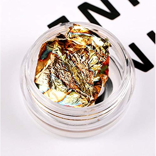 RSGDWD Nail Accessories, Gold and Silver foil Nail Decoration, Fi...