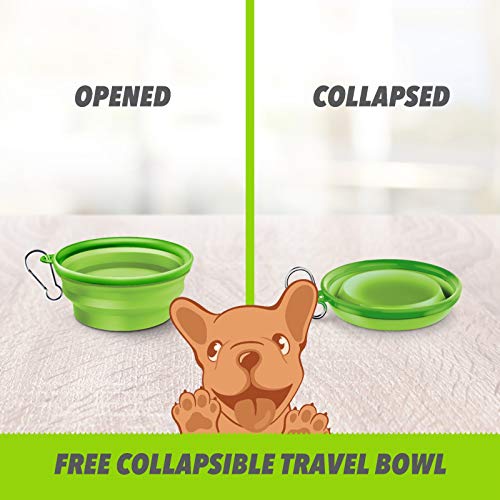 Ruff N Ruffus 360° Tangle-Free 16 ft Retractable Dog Leash + Fre...