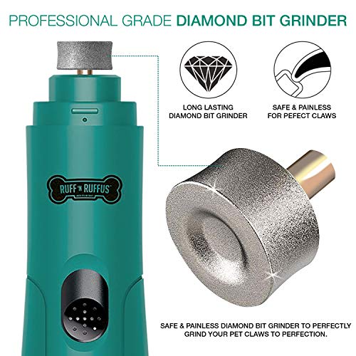 Ruff n Ruffus Upgraded Professional 2 Speed Dog & Cat Nail Grind...