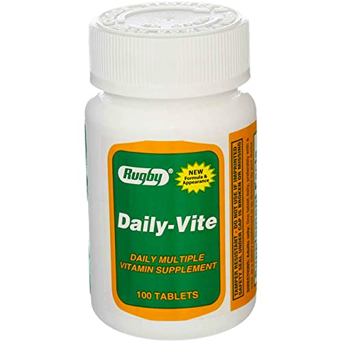 Rugby Daily-Vite Multivitamin Vitamin Supplement - 100 Tablets