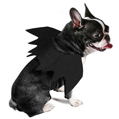 Rypet Dog Bat Costume - Halloween Pet Costume Bat Wings Cosplay D...