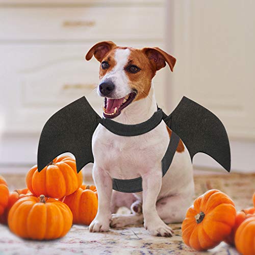 Rypet Dog Bat Costume - Halloween Pet Costume Bat Wings Cosplay D...