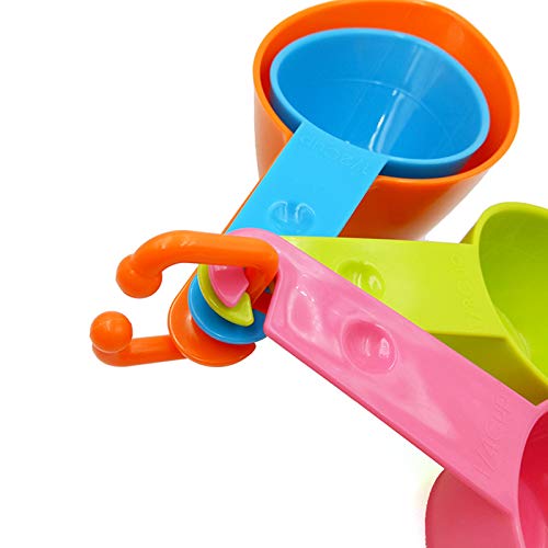 Rypet Dog Food Scoop Set of 4 - Plastic Measuring Cups for Dog, C...
