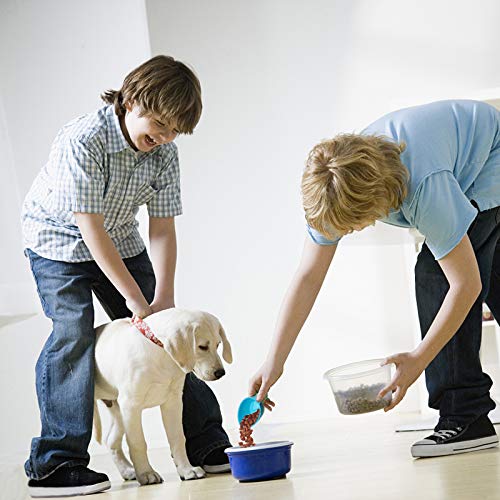 Rypet Dog Food Scoop Set of 4 - Plastic Measuring Cups for Dog, C...
