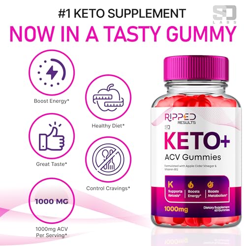 Ripped Results Keto ACV Gummies Advanced Weight, Ripped Results K...