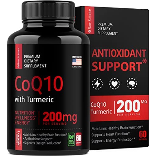 High Absorption CoQ10 with Turmeric - Antioxidant Nutritional Sup...