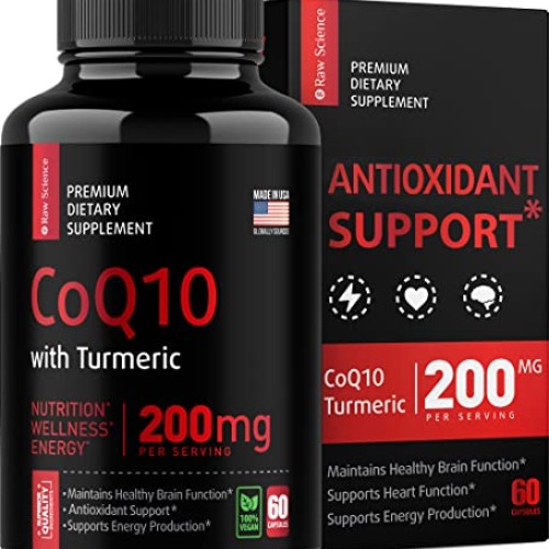High Absorption CoQ10 with Turmeric - Antioxidant Nutritional Sup...