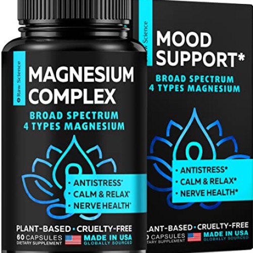 Magnesium Citrate Capsules | Magnesium Supplement for Men & Women...