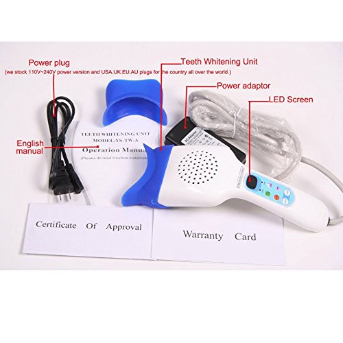 LED Teeth Whitening Light Accelerator Bleaching Lamp 6000mw/c㎡ W...