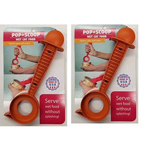 s 2 Pack Pop + Scoop Wet Cat Food Server, As Seen on TV