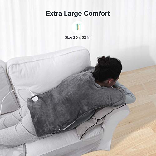 XXX-Large Electric Heating Pad for Neck and Shoulders, Heating Pa...