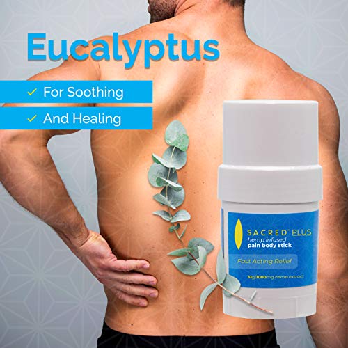 Sacred Plus Hemp Infused Body Stick - All-Natural Ingredients for...