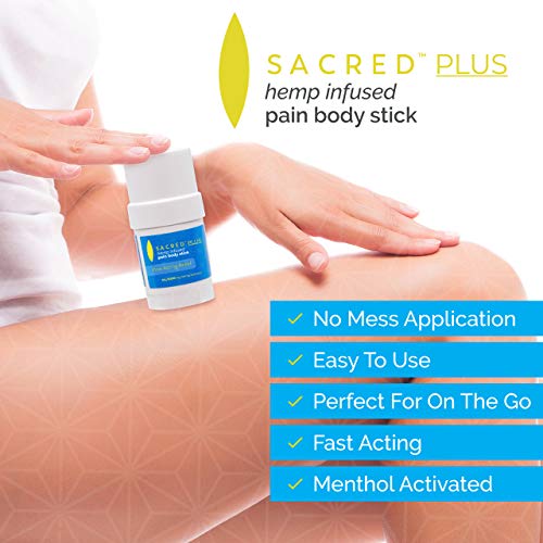 Sacred Plus Hemp Infused Body Stick - All-Natural Ingredients for...