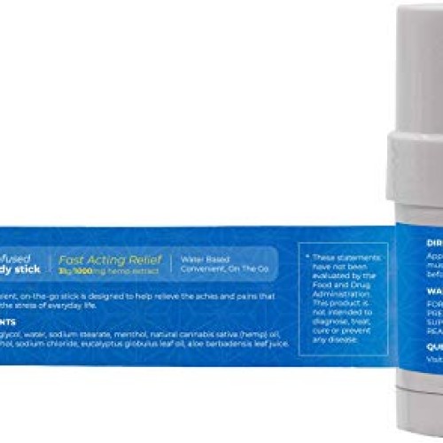 Sacred Plus Hemp Infused Body Stick - All-Natural Ingredients for...