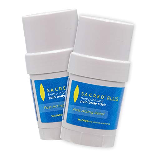 Sacred Plus Hemp Infused Body Stick - All-Natural Ingredients for...