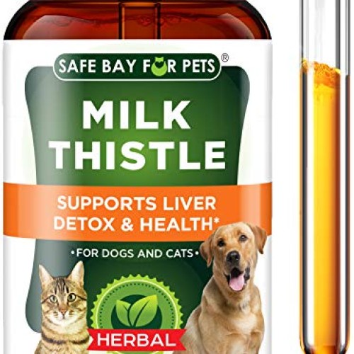 Dog Supplement and Cat Supplement - Milk Thistle by SafeBay – 450...